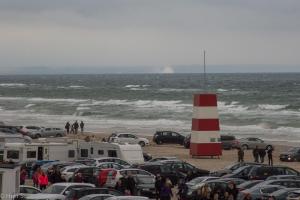 There are already fires on the other beaches in the bay